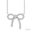 Bow Petite Diamond Fashion Pendant