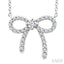 Bow Petite Diamond Fashion Pendant