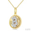 Bitcoin Fluted Diamond Fashion Pendant
