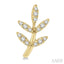 Leaf Petite Diamond Fashion Earrings