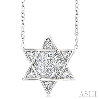 Star of David Diamond Fashion Pendant