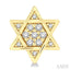 Star of David Petite Diamond Fashion Earrings