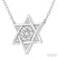 Star of David Petite Diamond Fashion Pendant