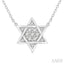 Star of David Petite Diamond Fashion Pendant