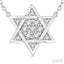 Star of David Petite Diamond Fashion Pendant