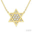 Star of David Petite Diamond Fashion Pendant