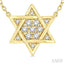 Star of David Petite Diamond Fashion Pendant
