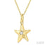 Starfish Petite Diamond Fashion Pendant