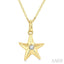 Starfish Petite Diamond Fashion Pendant