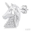 Unicorn Petite Diamond Fashion Earrings