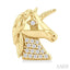 Unicorn Petite Diamond Fashion Earrings