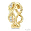 Swirl Petite Diamond Fashion Huggie Earrings
