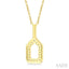 Pickleball Petite Diamond Fashion Pendant