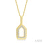 Pickleball Petite Diamond Fashion Pendant