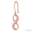 Infinity Petite Diamond Fashion Earrings