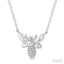 Bumble Bee Petite Diamond Fashion Pendant