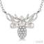 Bumble Bee Petite Diamond Fashion Pendant
