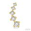 Petite Diamond Fashion Ear Climbers