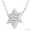Star of David Petite Diamond Fashion Pendant