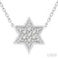 Star of David Petite Diamond Fashion Pendant
