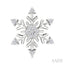 Snowflake Petite Diamond Fashion Earrings