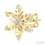 Snowflake Petite Diamond Fashion Earrings