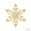 Snowflake Petite Diamond Fashion Earrings