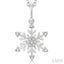 Snowflake Petite Diamond Fashion Pendant