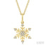 Snowflake Petite Diamond Fashion Pendant