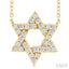 Star of David Diamond Fashion Pendant