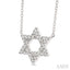Star of David Petite Diamond Fashion Pendant
