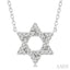 Star of David Petite Diamond Fashion Pendant