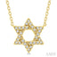 Star of David Petite Diamond Fashion Pendant