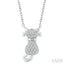 Cat Petite Diamond Fashion Pendant