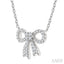 Bow Petite Diamond Fashion Pendant