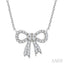 Bow Petite Diamond Fashion Pendant