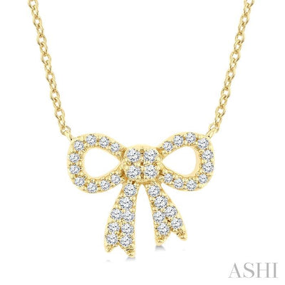 Bow Petite Diamond Fashion Pendant