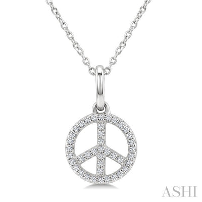 Peace Petite Diamond Fashion Pendant