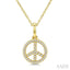 Peace Petite Diamond Fashion Pendant