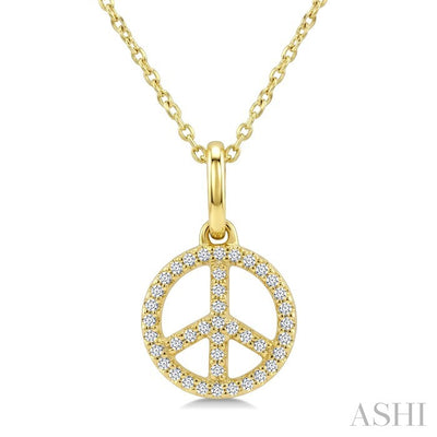 Peace Petite Diamond Fashion Pendant
