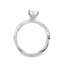 Miosogno Pear Diamond Twist Engagement Ring