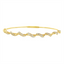 Diamond Twist Bangle Bracelet
