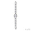 Oval Shape Diamond Fashion Hoop Earrings