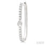 Pear Shape Diamond Fashion Hoop Earrings