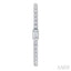 Rectangle Shape Diamond Fashion Hoop Earrings