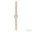 Oval Shape Diamond Fashion Hoop Earrings