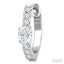 Oval Shape Petite Diamond Fashion Huggie Earrings