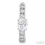 Oval Shape Petite Diamond Fashion Huggie Earrings
