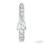 Pear Shape Petite Diamond Fashion Huggie Earrings