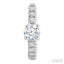 Round Shape Petite Diamond Fashion Huggie Earrings